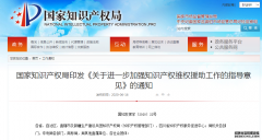 国家知识产权局印发《关于进一步加强知识产权