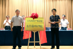 青岛知识产权法庭东营巡回审判庭揭牌成立